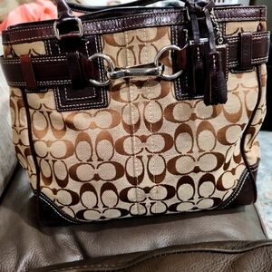 Coach purse brown